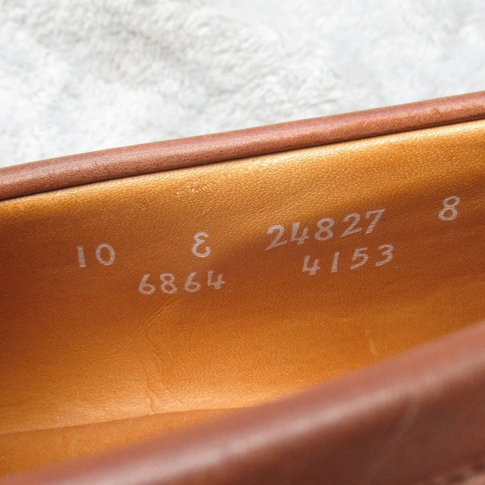 Allen Edmonds Randolph‎ Dress Shoes Mens 10 Brown Leather Penny Loafers USA Made